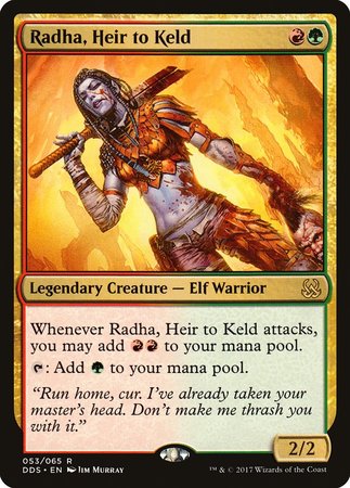 Radha, Heir to Keld [Duel Decks: Mind vs. Might] | North Game Den