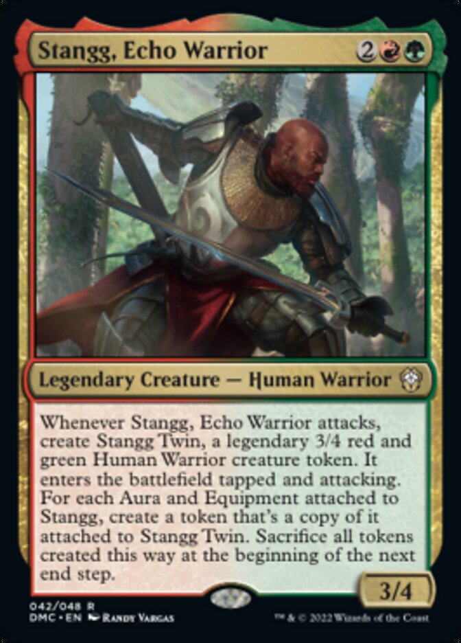 Stangg, Echo Warrior [Dominaria United Commander] | North Game Den