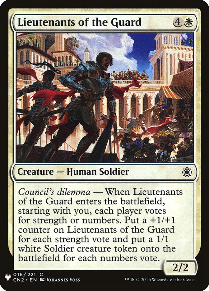 Lieutenants of the Guard [Mystery Booster] | North Game Den