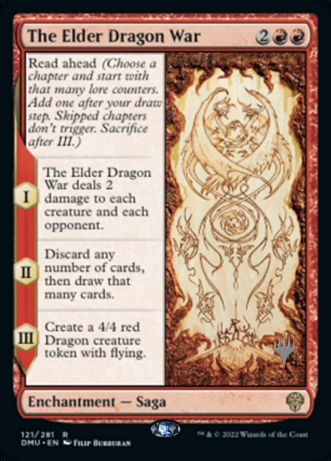 The Elder Dragon War (Promo Pack) [Dominaria United Promos] | North Game Den