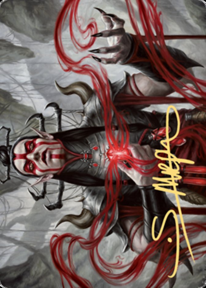 Malakir Blood-Priest Art Card (Gold-Stamped Signature) [Zendikar Rising Art Series] | North Game Den