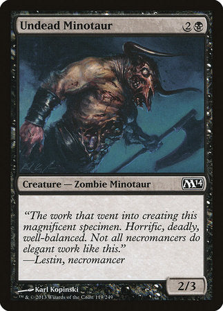 Undead Minotaur [Magic 2014] | North Game Den