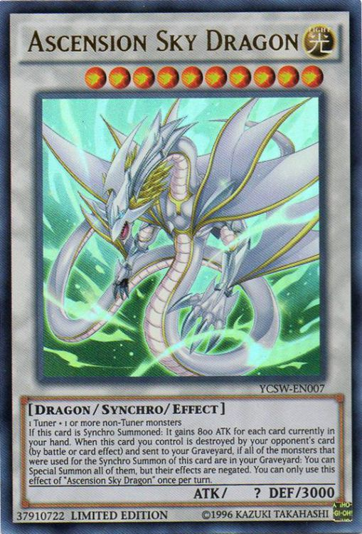 Ascension Sky Dragon [YCSW-EN007] Ultra Rare | North Game Den