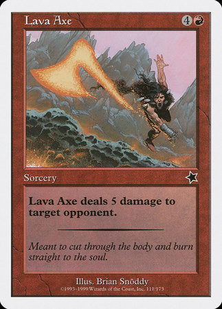 Lava Axe [Starter 1999] | North Game Den