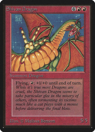 Shivan Dragon [Limited Edition Beta] | North Game Den