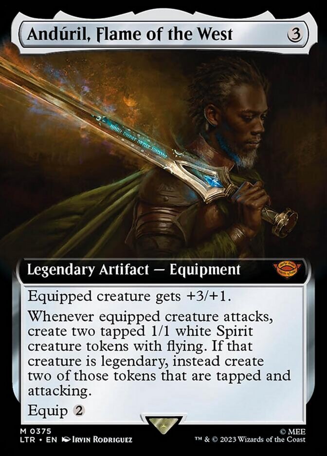 Anduril, Flame of the West (Extended Art) [The Lord of the Rings: Tales of Middle-Earth] | North Game Den