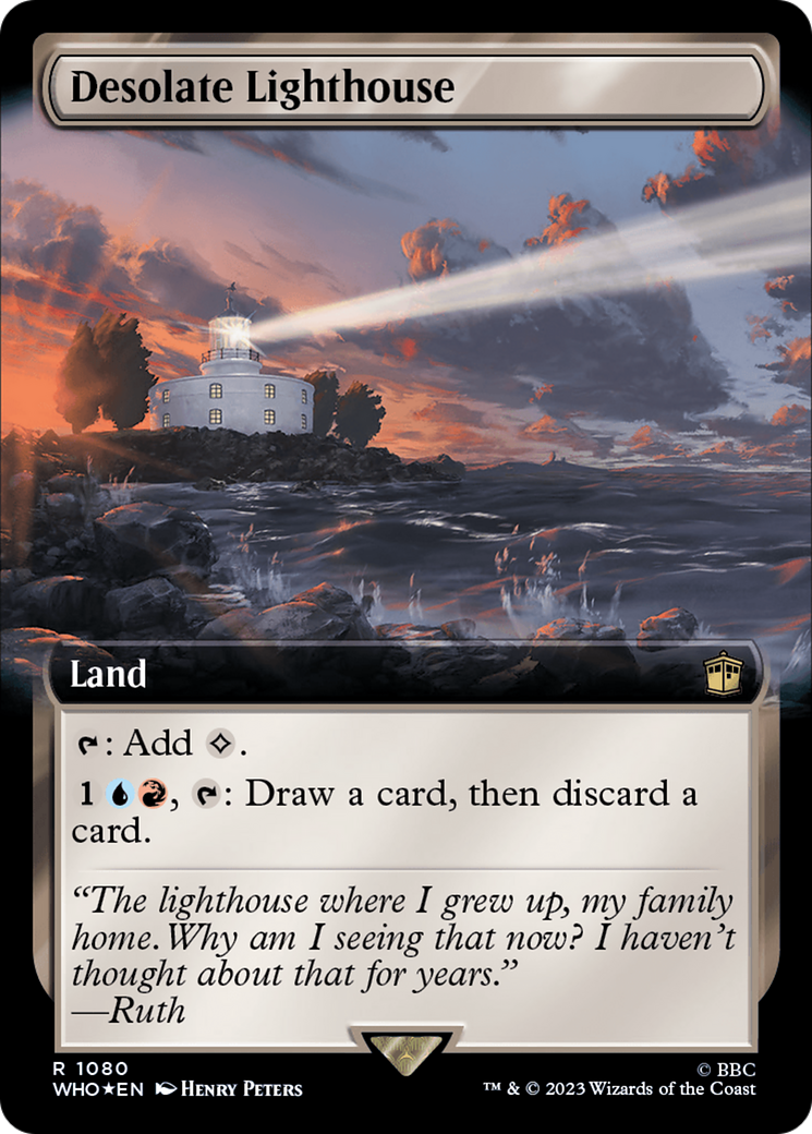 Desolate Lighthouse (Extended Art) (Surge Foil) [Doctor Who] | North Game Den