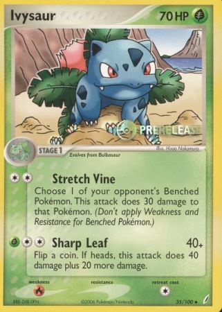 Ivysaur (35/100) (Prerelease Promo) [Nintendo: Black Star Promos] | North Game Den