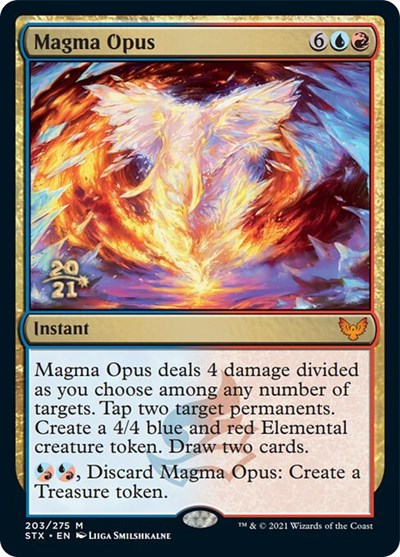 Magma Opus [Strixhaven: School of Mages Prerelease Promos] | North Game Den