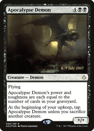 Apocalypse Demon [Hour of Devastation Promos] | North Game Den