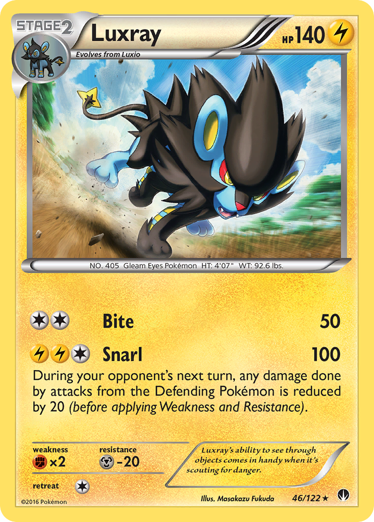 Luxray (46/122) [XY: BREAKpoint] | North Game Den