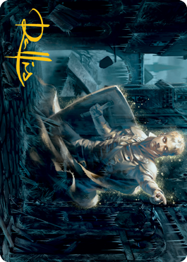 Dennick, Pious Apparition Art Card (Gold-Stamped Signature) [Innistrad: Midnight Hunt Art Series] | North Game Den