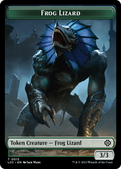 Frog Lizard // Merfolk (0003) Double-Sided Token [The Lost Caverns of Ixalan Commander Tokens] | North Game Den