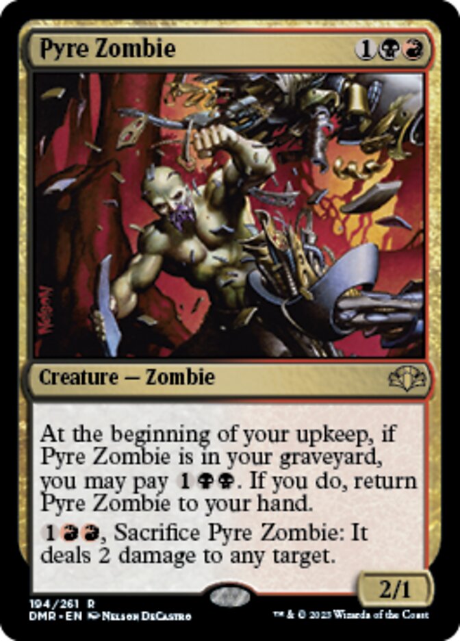 Pyre Zombie [Dominaria Remastered] | North Game Den