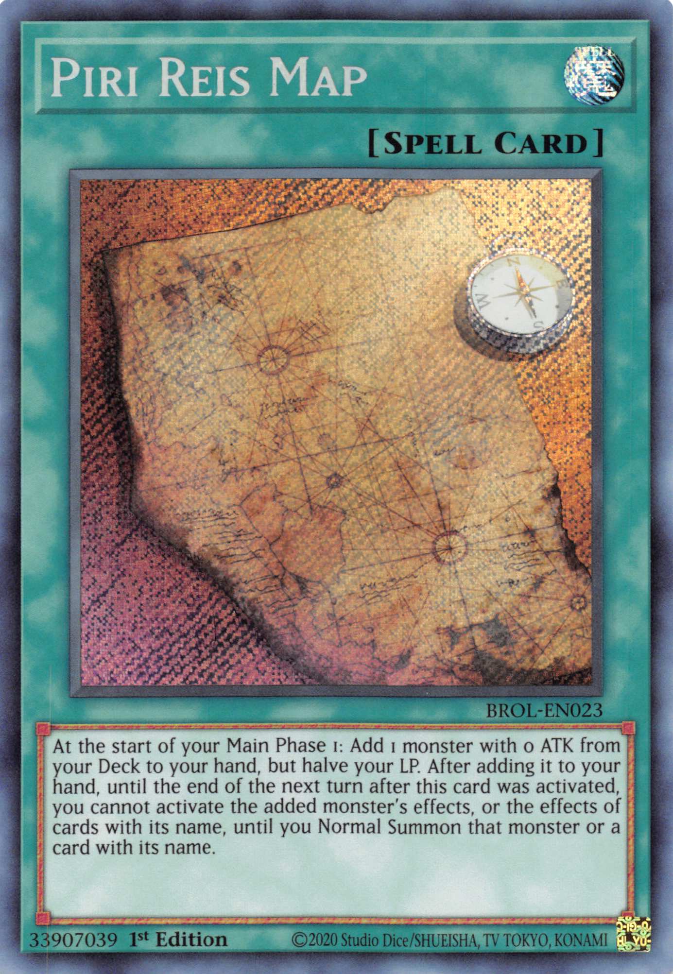 Piri Reis Map [BROL-EN023] Secret Rare | North Game Den