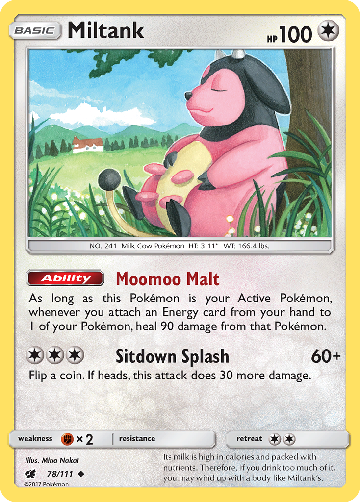 Miltank (78/111) [Sun & Moon: Crimson Invasion] | North Game Den