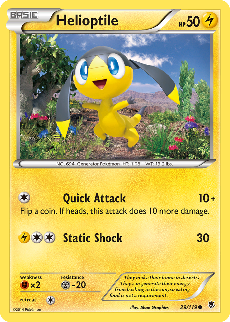 Helioptile (29/119) [XY: Phantom Forces] | North Game Den