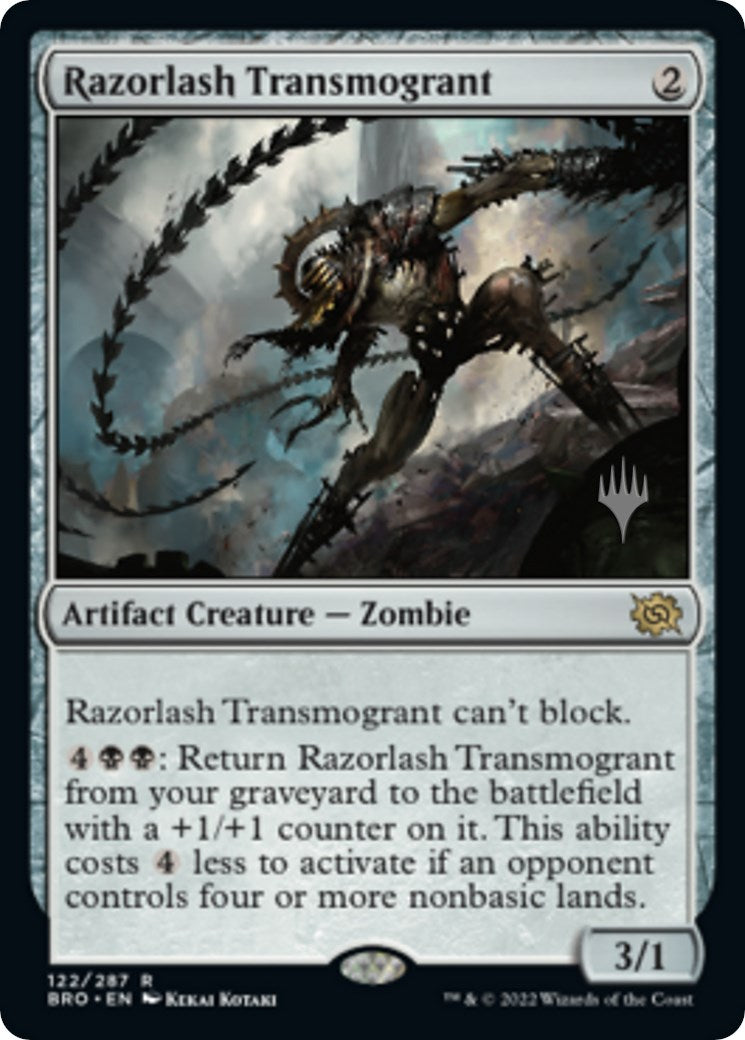 Razorlash Transmogrant (Promo Pack) [The Brothers' War Promos] | North Game Den