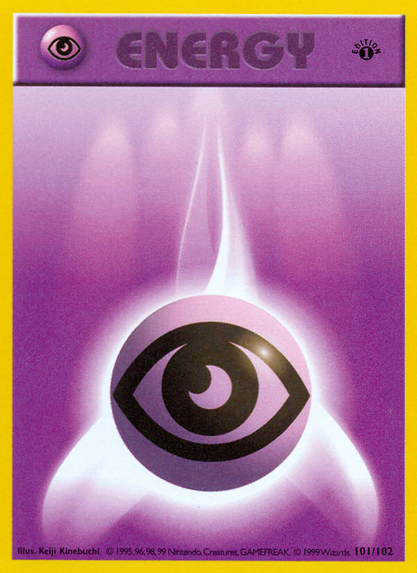 Psychic Energy (101/102) (Shadowless) [Base Set 1st Edition] | North Game Den