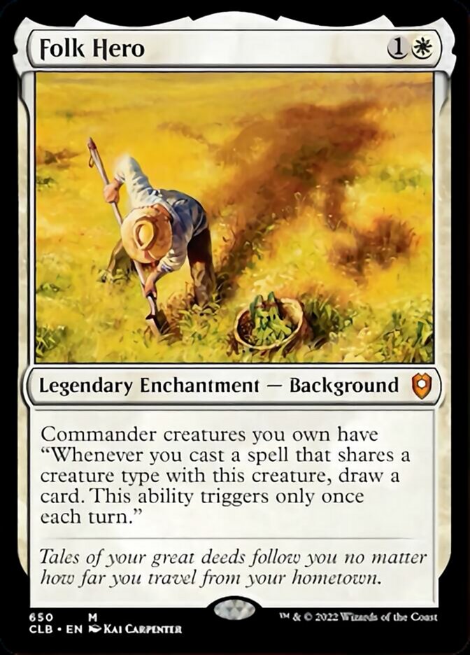 Folk Hero [Commander Legends: Battle for Baldur's Gate] | North Game Den
