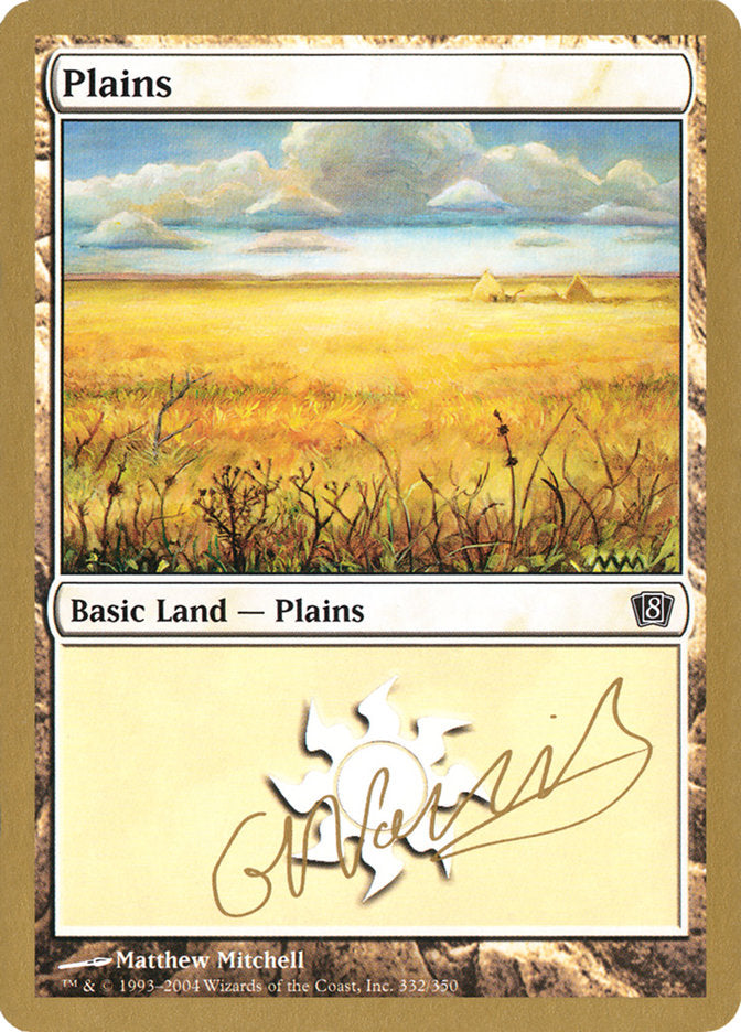 Plains (gn332) (Gabriel Nassif) [World Championship Decks 2004] | North Game Den