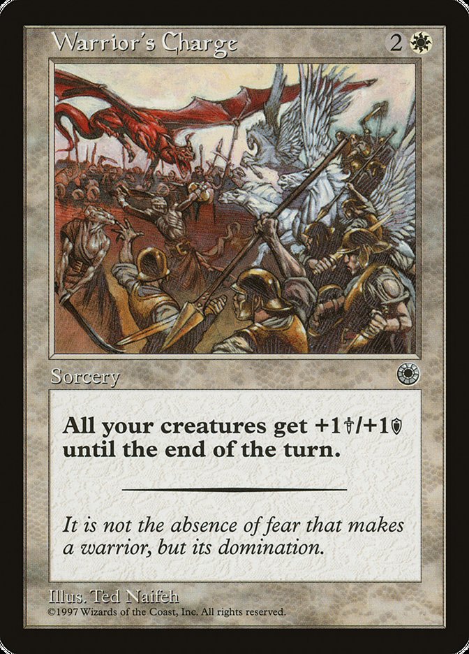 Warrior's Charge (With Flavor Text) [Portal] | North Game Den