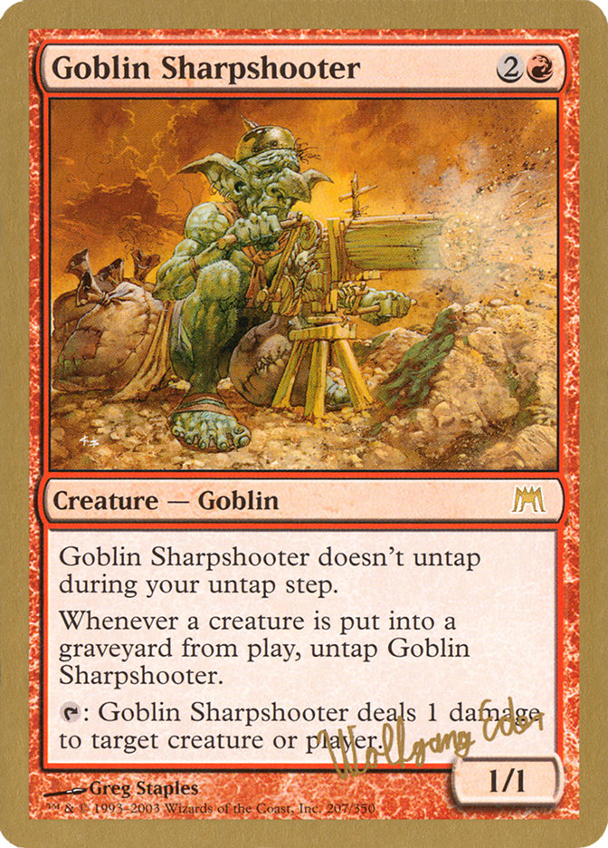 Goblin Sharpshooter (Wolfgang Eder) [World Championship Decks 2003] | North Game Den