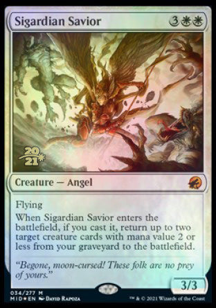 Sigardian Savior [Innistrad: Midnight Hunt Prerelease Promos] | North Game Den