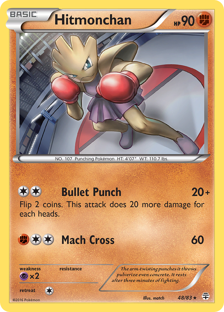 Hitmonchan (48/83) [XY: Generations] | North Game Den