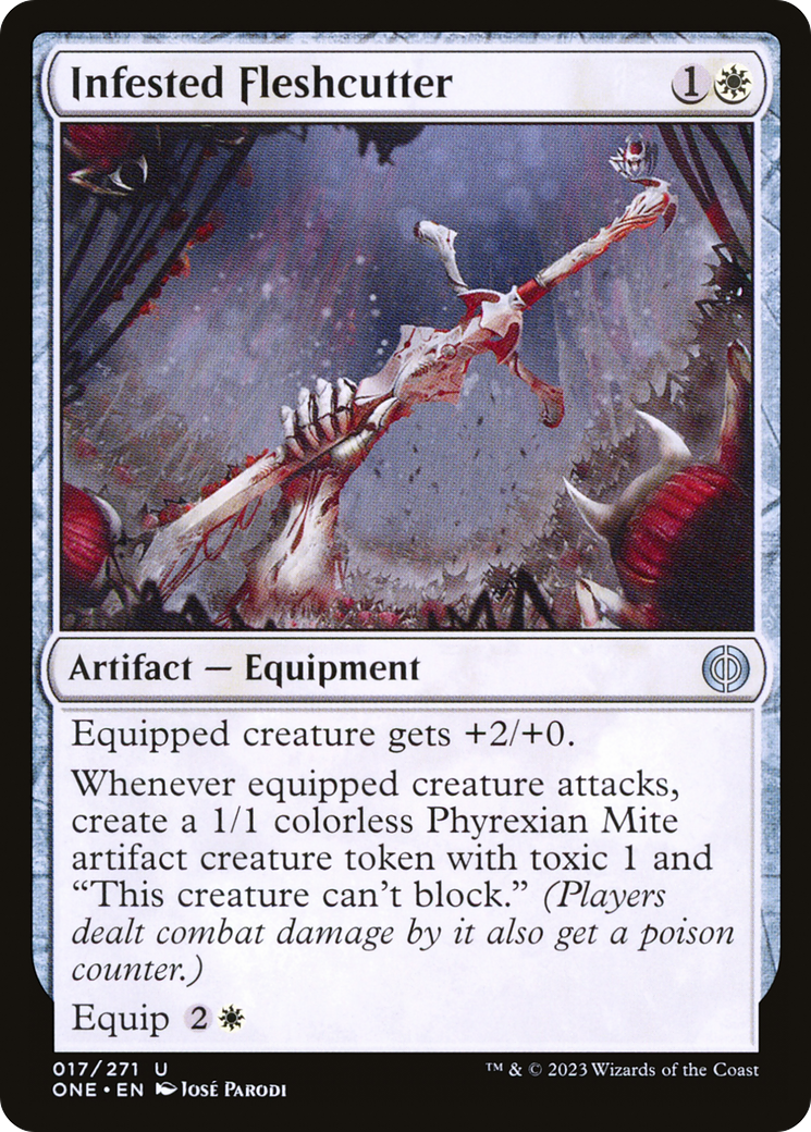 Infested Fleshcutter [Phyrexia: All Will Be One] | North Game Den