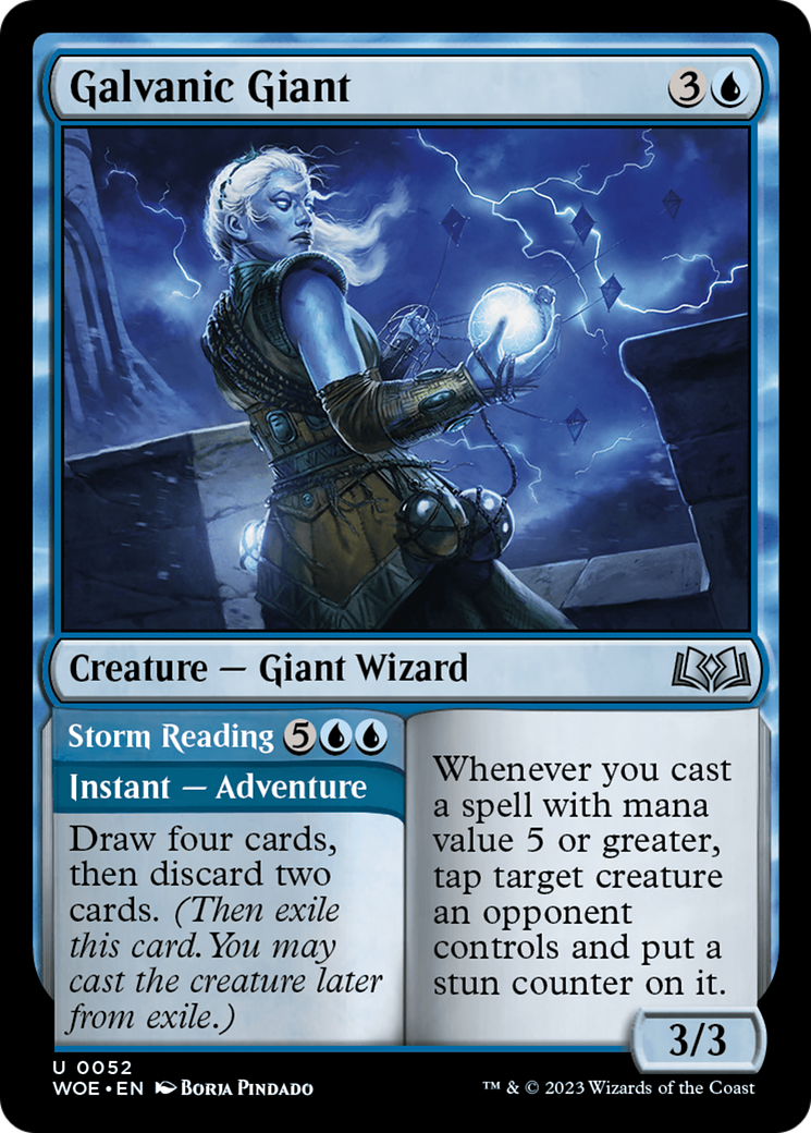 Galvanic Giant // Storm Reading [Wilds of Eldraine] | North Game Den