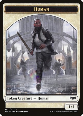 Human Token [Ravnica Allegiance Tokens] | North Game Den