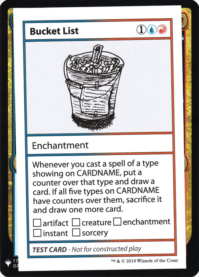 Bucket List [Mystery Booster Playtest Cards] | North Game Den
