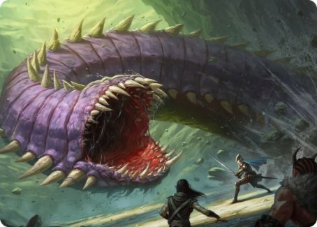 Purple Worm Art Card [Dungeons & Dragons: Adventures in the Forgotten Realms Art Series] | North Game Den