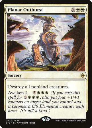 Planar Outburst [Battle for Zendikar] | North Game Den