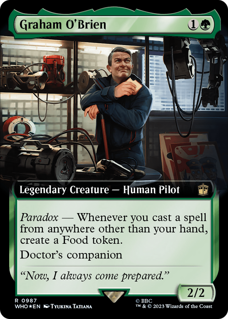 Graham O'Brien (Extended Art) (Surge Foil) [Doctor Who] | North Game Den