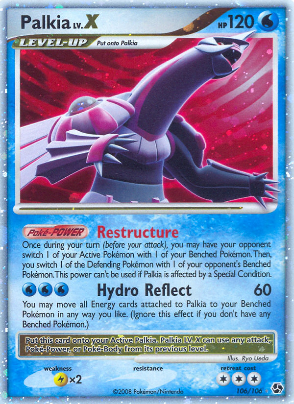 Palkia LV.X (106/106) [Diamond & Pearl: Great Encounters] | North Game Den