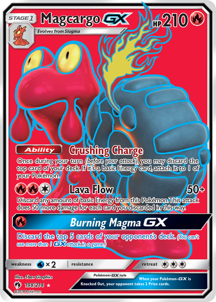 Magcargo GX (198/214) [Sun & Moon: Lost Thunder] | North Game Den