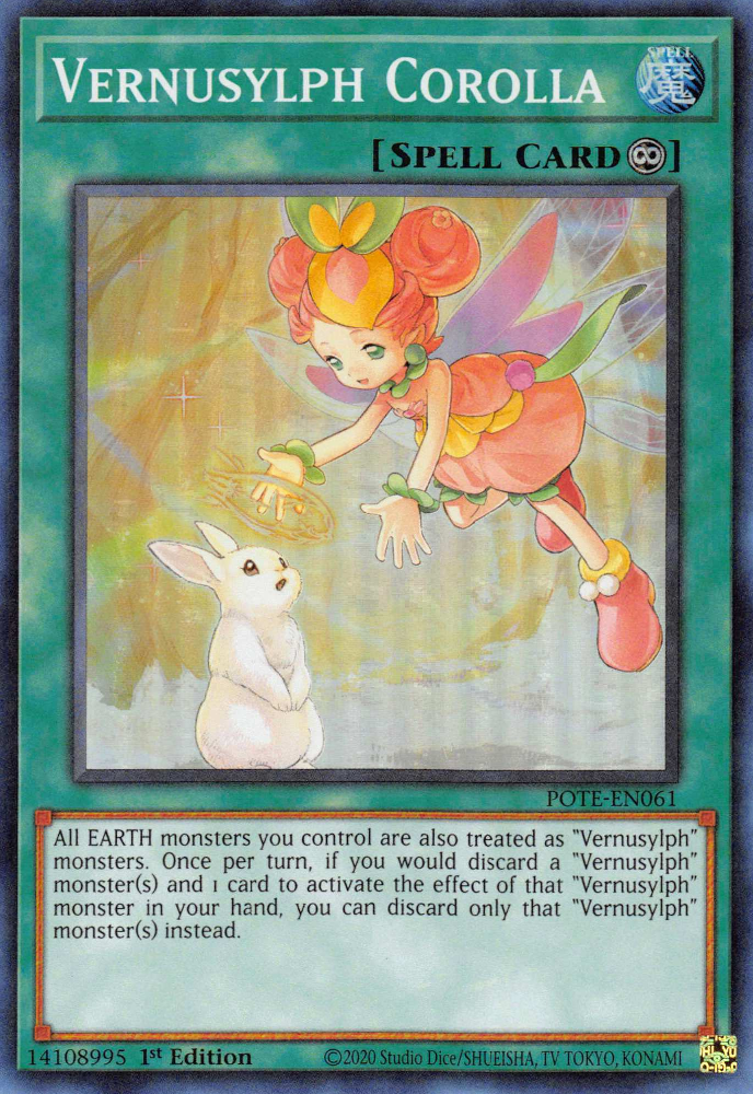 Vernusylph Corolla [POTE-EN061] Super Rare | North Game Den
