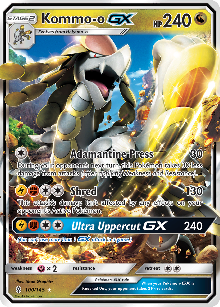 Kommo-o GX (100/145) [Sun & Moon: Guardians Rising] | North Game Den