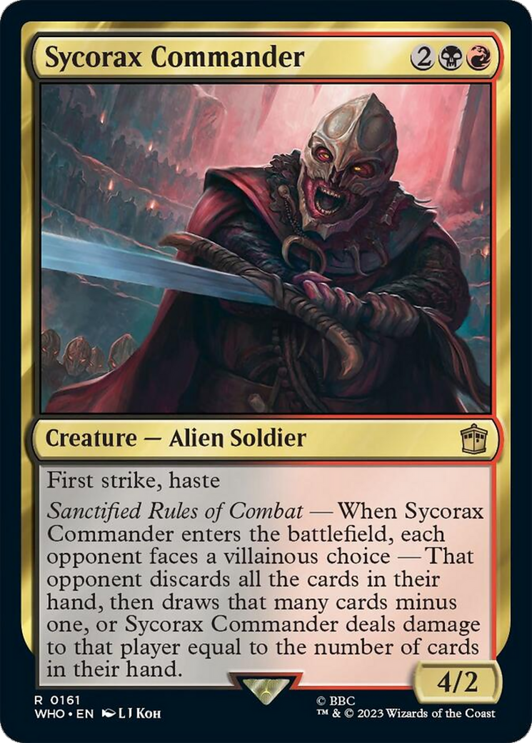 Sycorax Commander [Doctor Who] | North Game Den