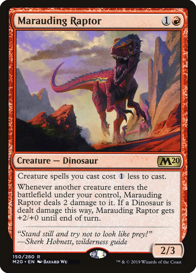 Marauding Raptor [Core Set 2020] | North Game Den