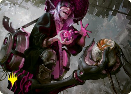 Undercity Scrounger Art Card (Gold-Stamped Signature) [Kamigawa: Neon Dynasty Art Series] | North Game Den