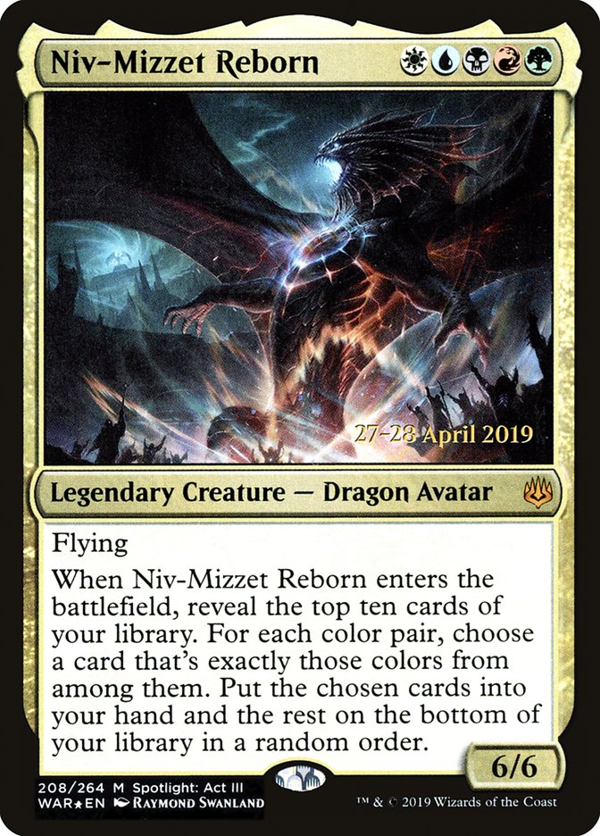 Niv-Mizzet Reborn  [War of the Spark Prerelease Promos] | North Game Den