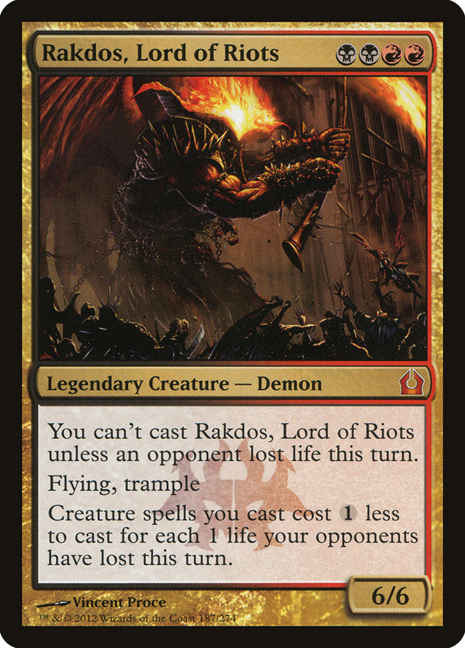 Rakdos, Lord of Riots [Return to Ravnica] | North Game Den