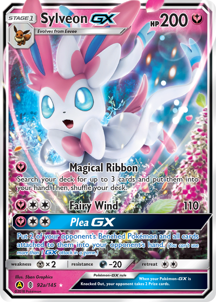 Sylveon GX (92a/145) [Alternate Art Promos] | North Game Den