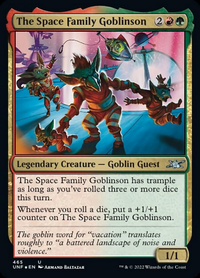 The Space Family Goblinson (Galaxy Foil) [Unfinity] | North Game Den