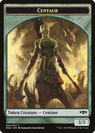 Centaur Token [Ravnica Allegiance Tokens] | North Game Den