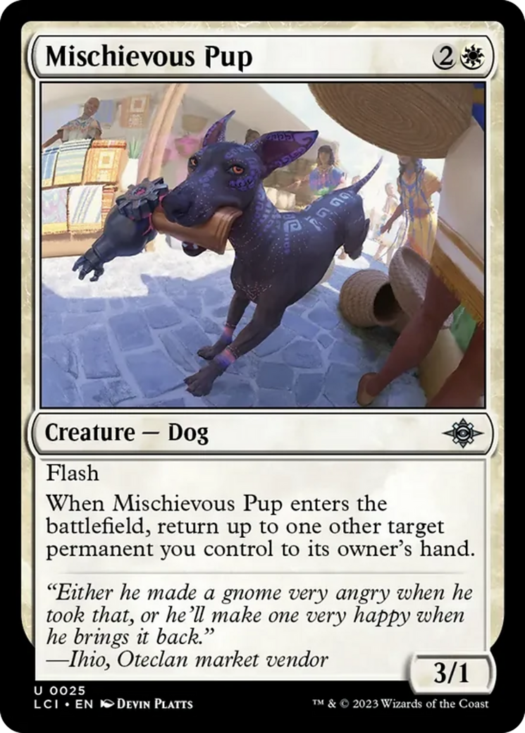 Mischievous Pup [The Lost Caverns of Ixalan] | North Game Den
