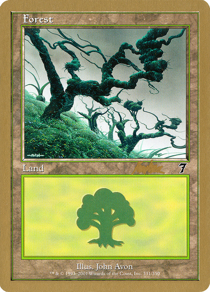 Forest (bk331) (Brian Kibler) [World Championship Decks 2002] | North Game Den